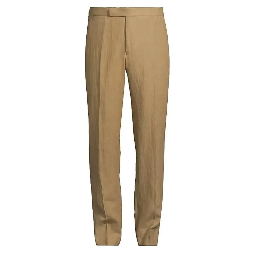 Polo Ralph Lauren Men's 100% Linen Suit Trousers Sz 42x30